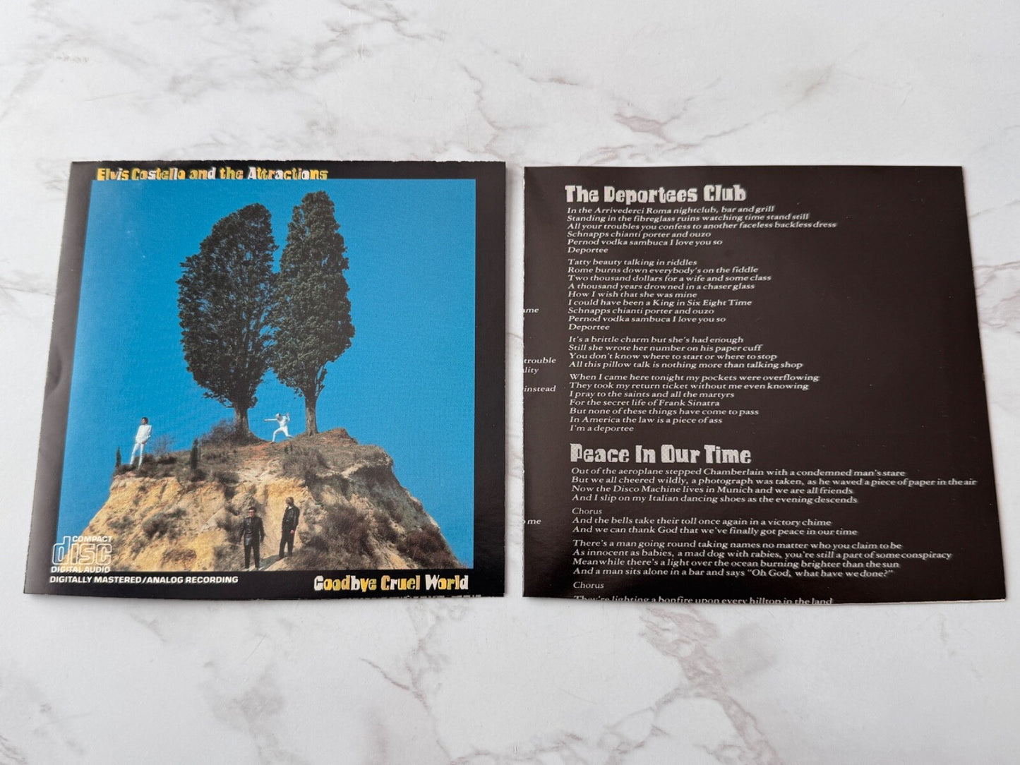 Costello, Elvis & the Attractions, Elvis Costello And The Attractions – Goodbye Cruel World (1986) [ORIGINAL USA PRESS]