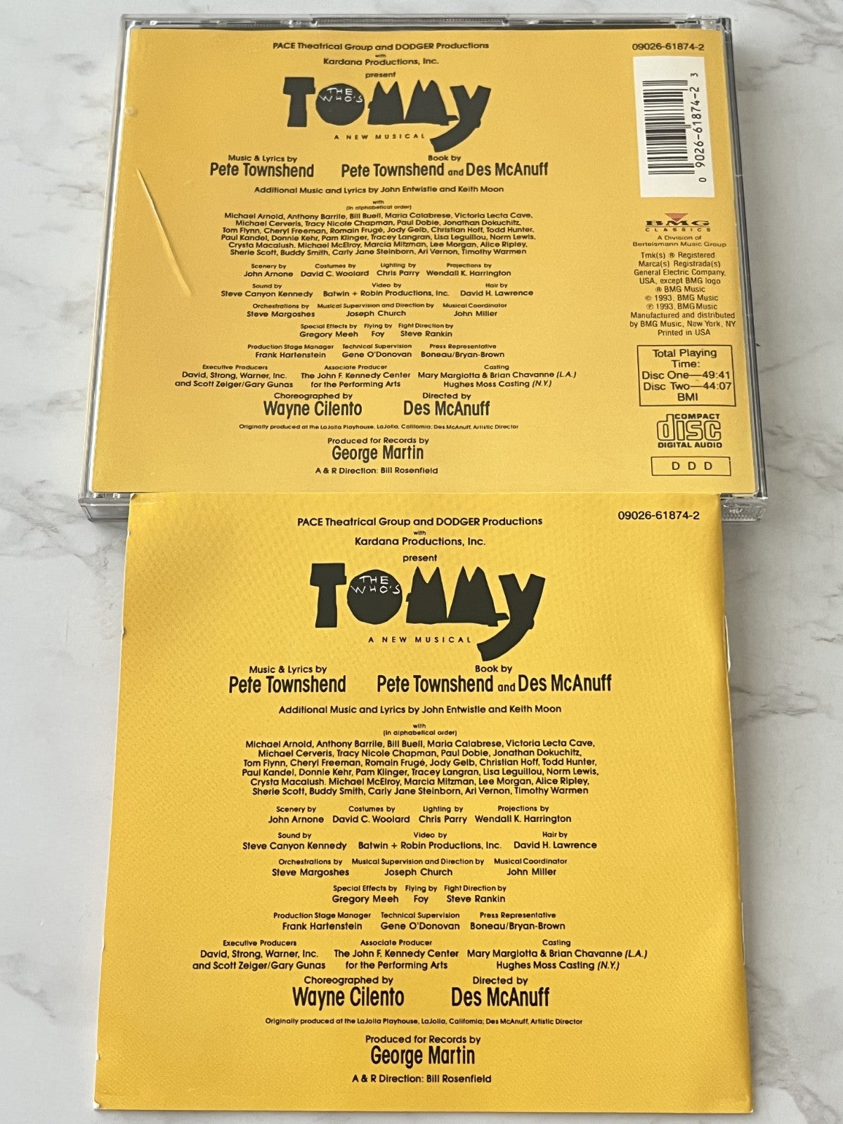 The Who's Tommy Original Cast Recording (1993)