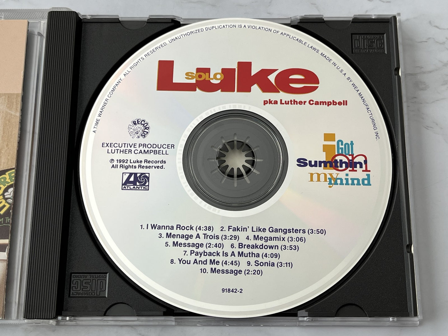 Luke – I Got Sumthin' On My Mind (1992) [ORIGINAL USA PRESS]