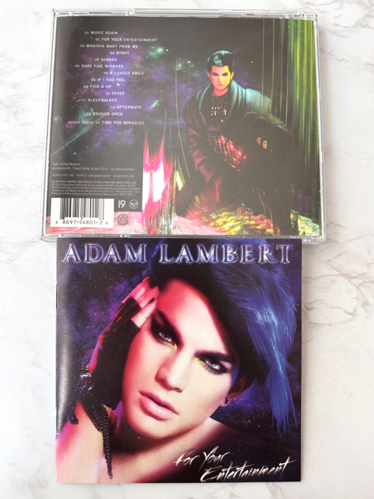 Adam Lambert – For Your Entertainment (2009) [ORIGINAL USA PRESS]