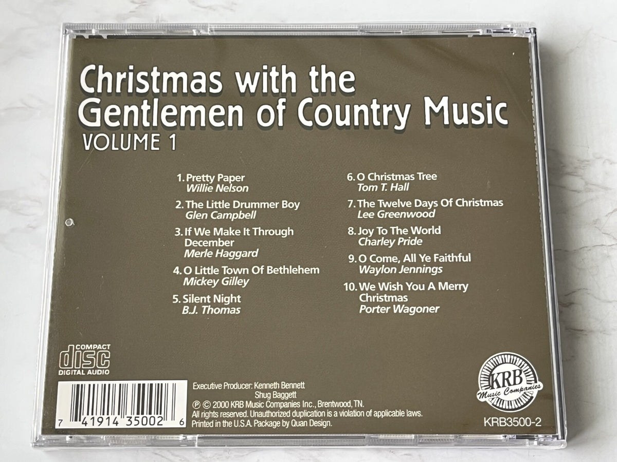 B.J. Thomas, Glen Campbell, Merle Haggard, Willie Nelson – Christmas With The Gentlemen Of Country Music Vol. 1 (2000)