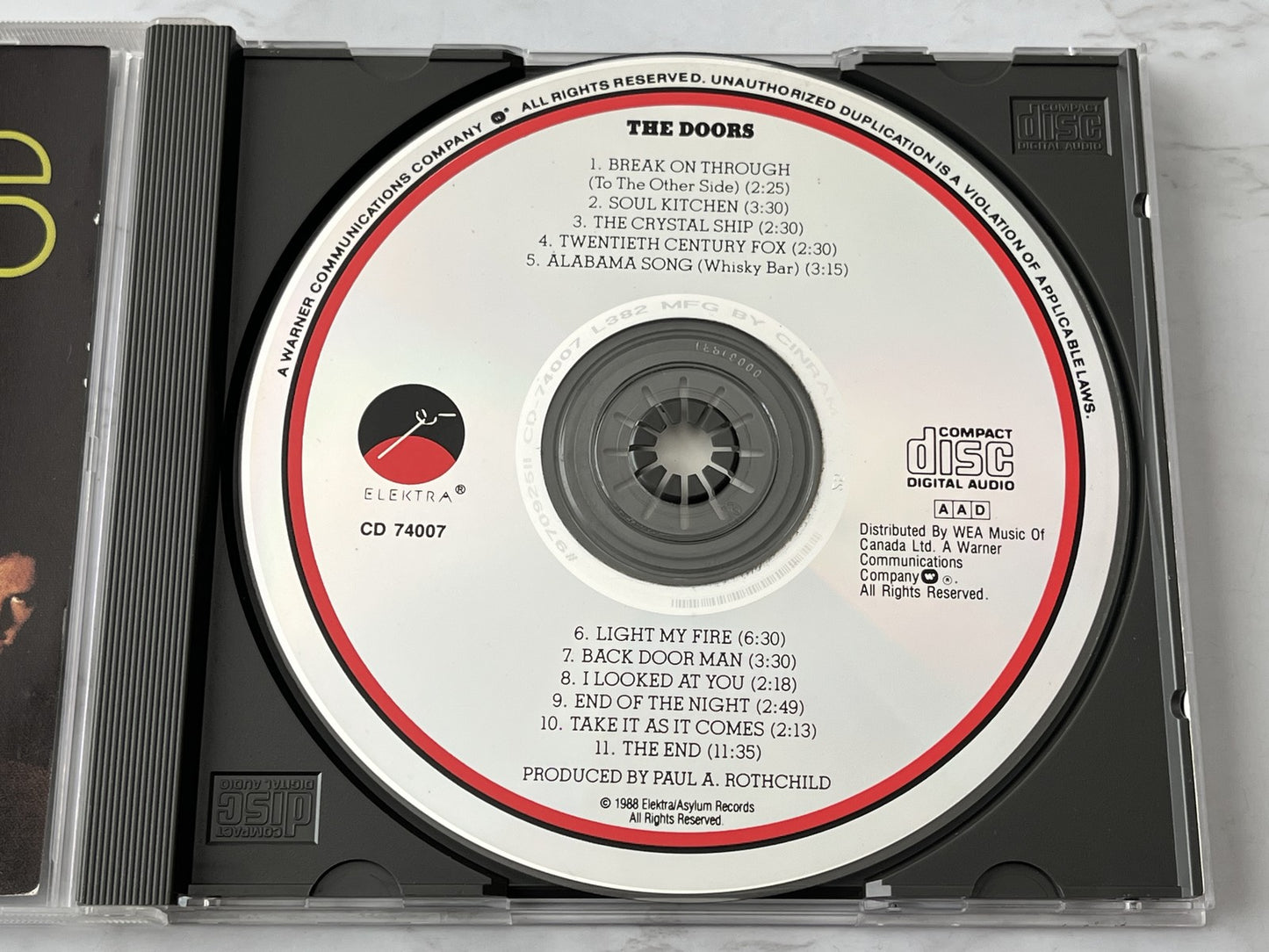 The Doors – The Doors [CANADA PRESS]