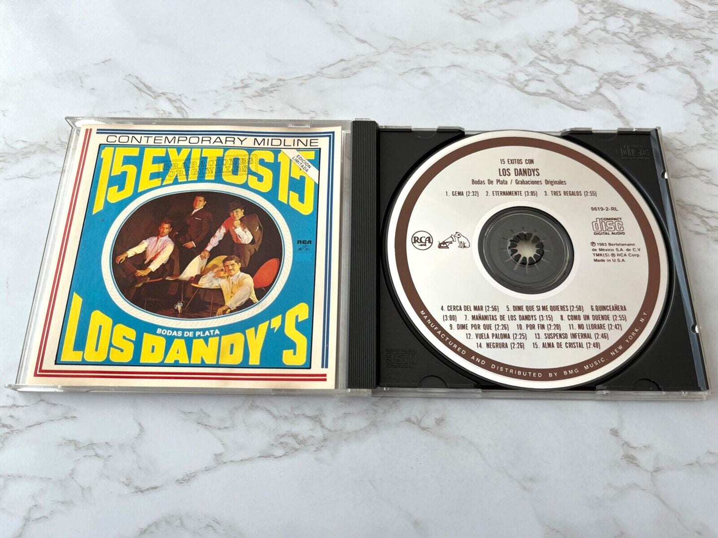 Los Dandy's – 15 Exitos Bodas De Plata [ORIGINAL USA PRESS]