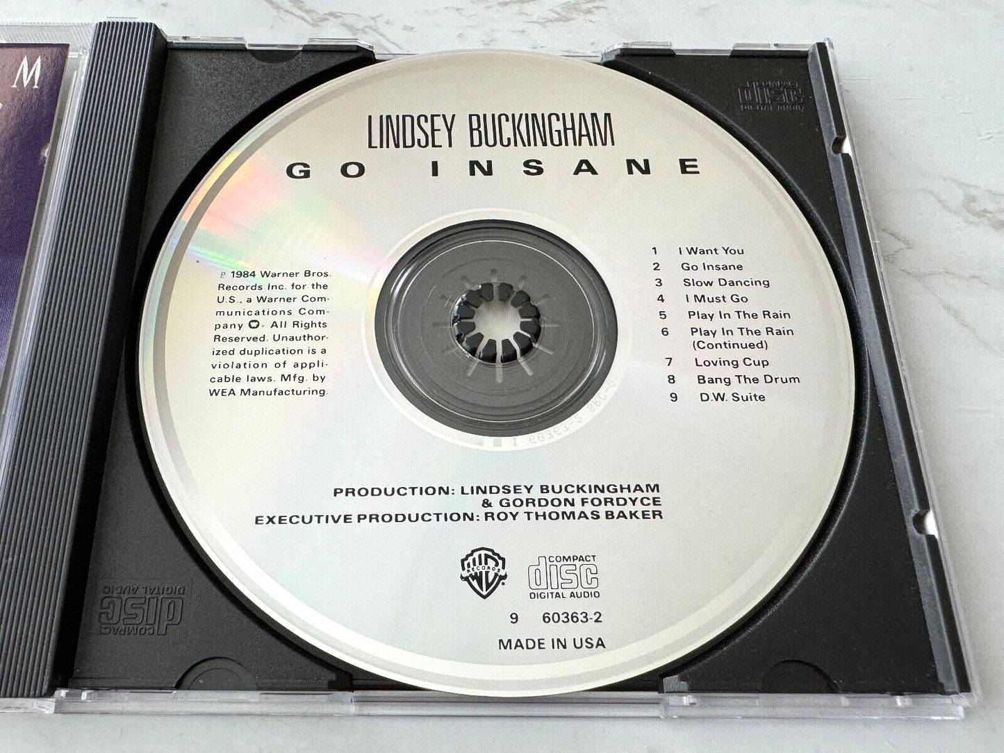 Lindsey Buckingham – Go Insane [ORIGINAL USA PRESS]