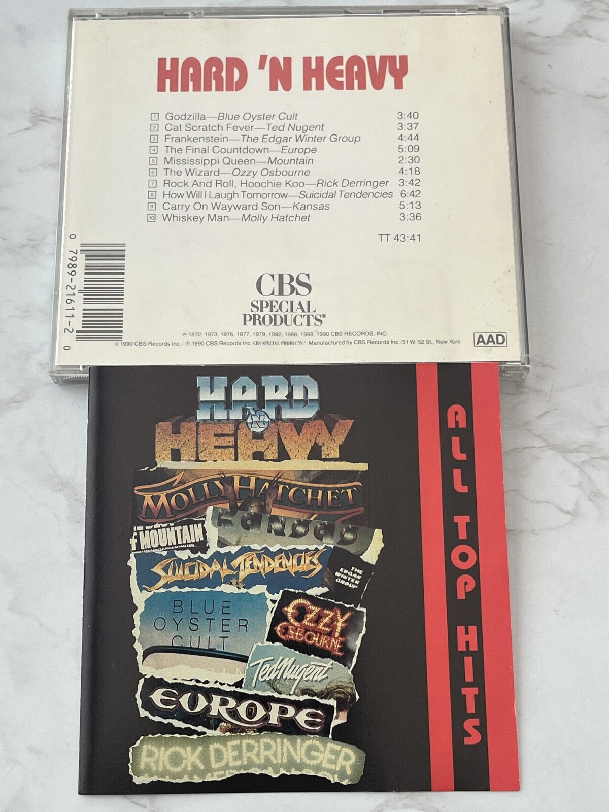 Blue Oyster Cult, Kansas, Molly Hatchet, Ozzy Osbourne, Ted Nugent – Hard N Heavy (1990)