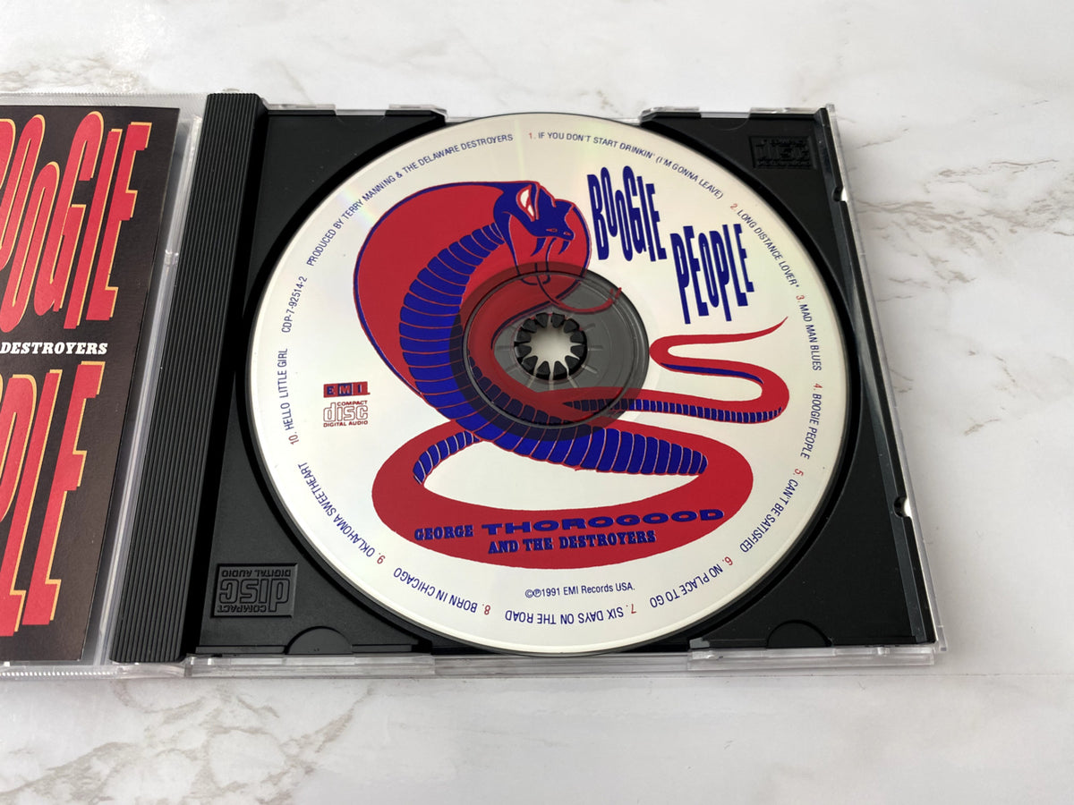 George Thorogood – & The Destroyers Boogie People (1991) [ORIGINAL USA PRESS]