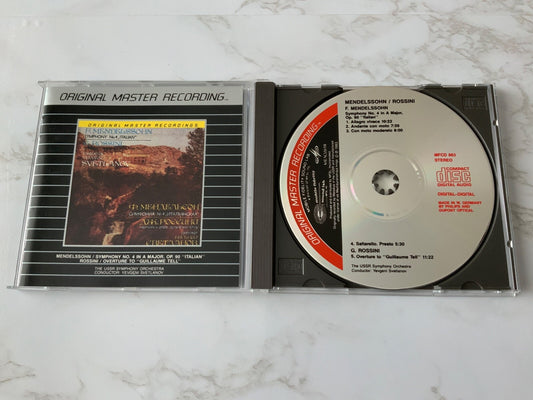 Mendelssohn, Rossini – Symphony No 4 Rossini Overture To Guillaume Tell (MFSL) [GERMAN PRESS]