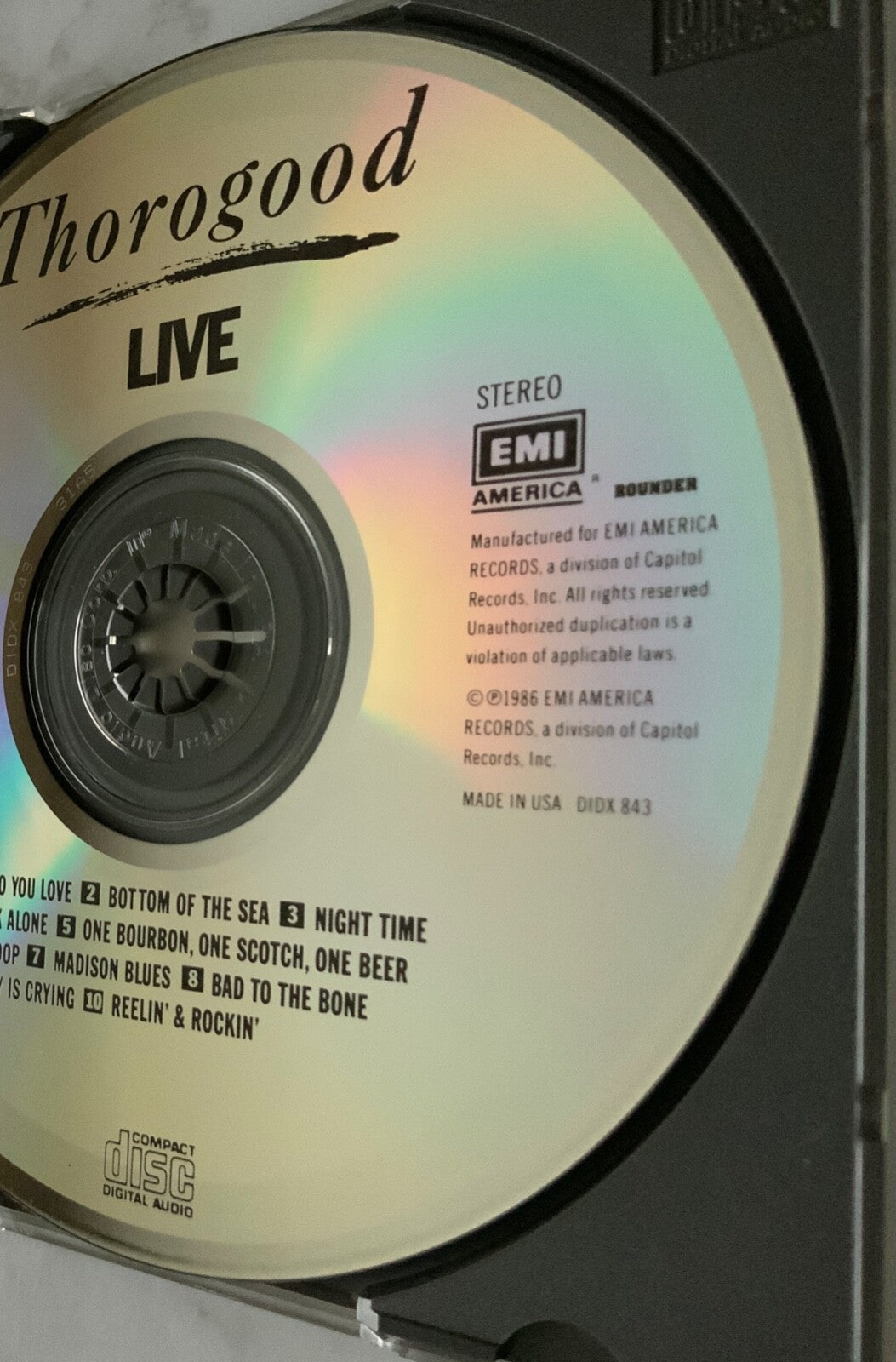 George Thorogood – Live [DADC PRESS]