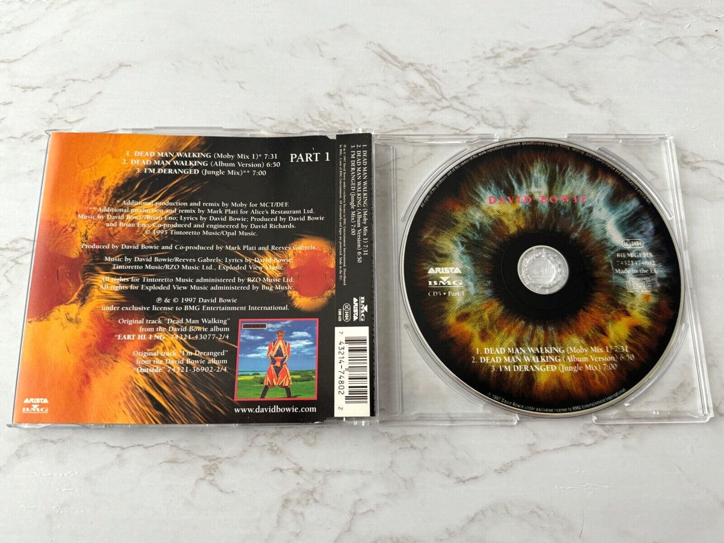 David Bowie – Dead Man Walking (Maxi Single) (1997) [UK PRESS]