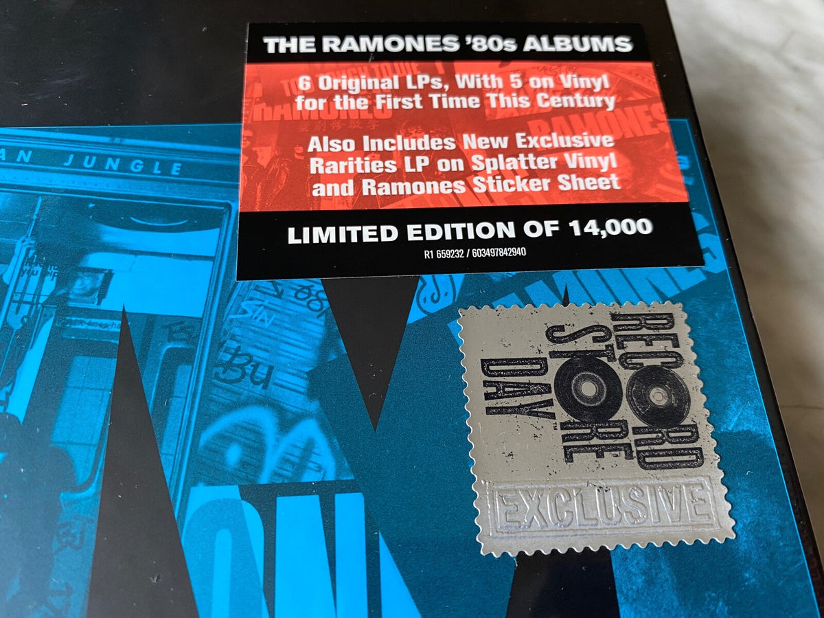 The Ramones The Sire Albums 1981-1989 7 LP BOX SET LIMITED ED #682 RSD 2022 NEW