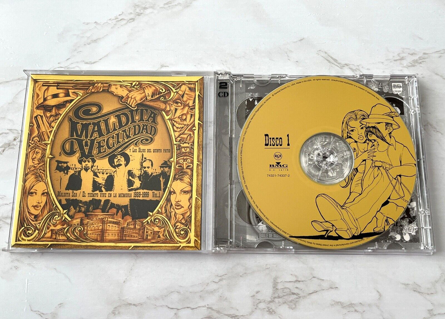 Maldita Vecindad Y Los Hijos Del Quinto Patio – Maldita Vecindad Maldita Sea 1989-1999 Vol. 1 (2000) [ORIGINAL USA PRESS]