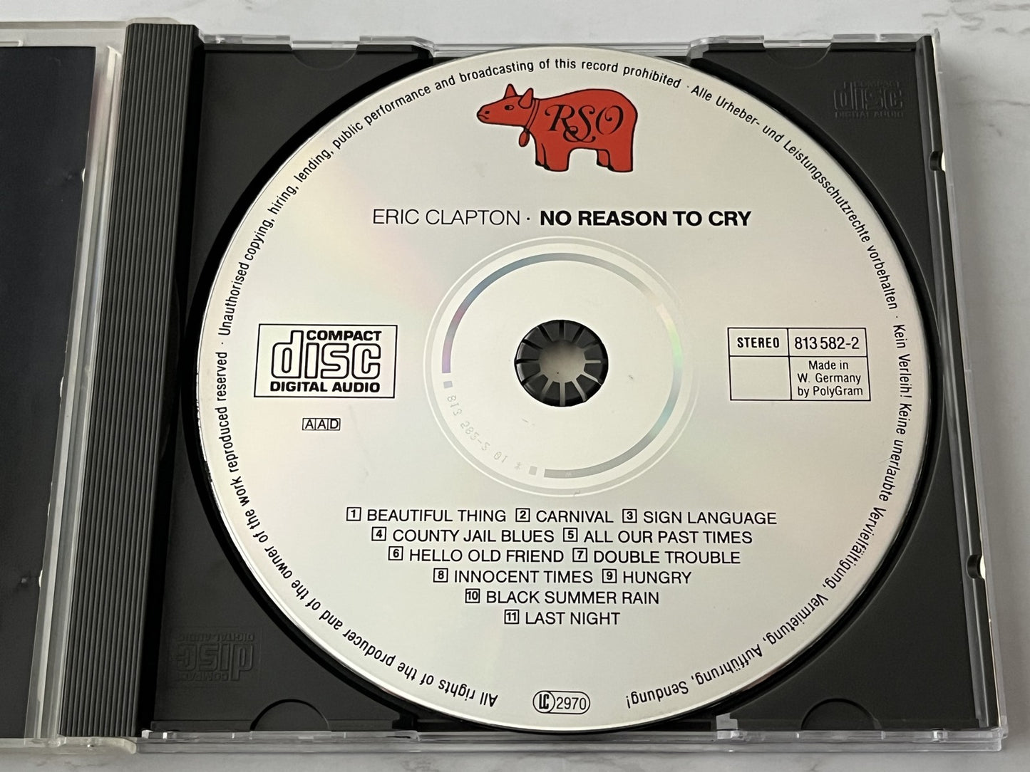 Eric Clapton – No Reason To Cry (1986) [W GERMANY TARGET ERA]