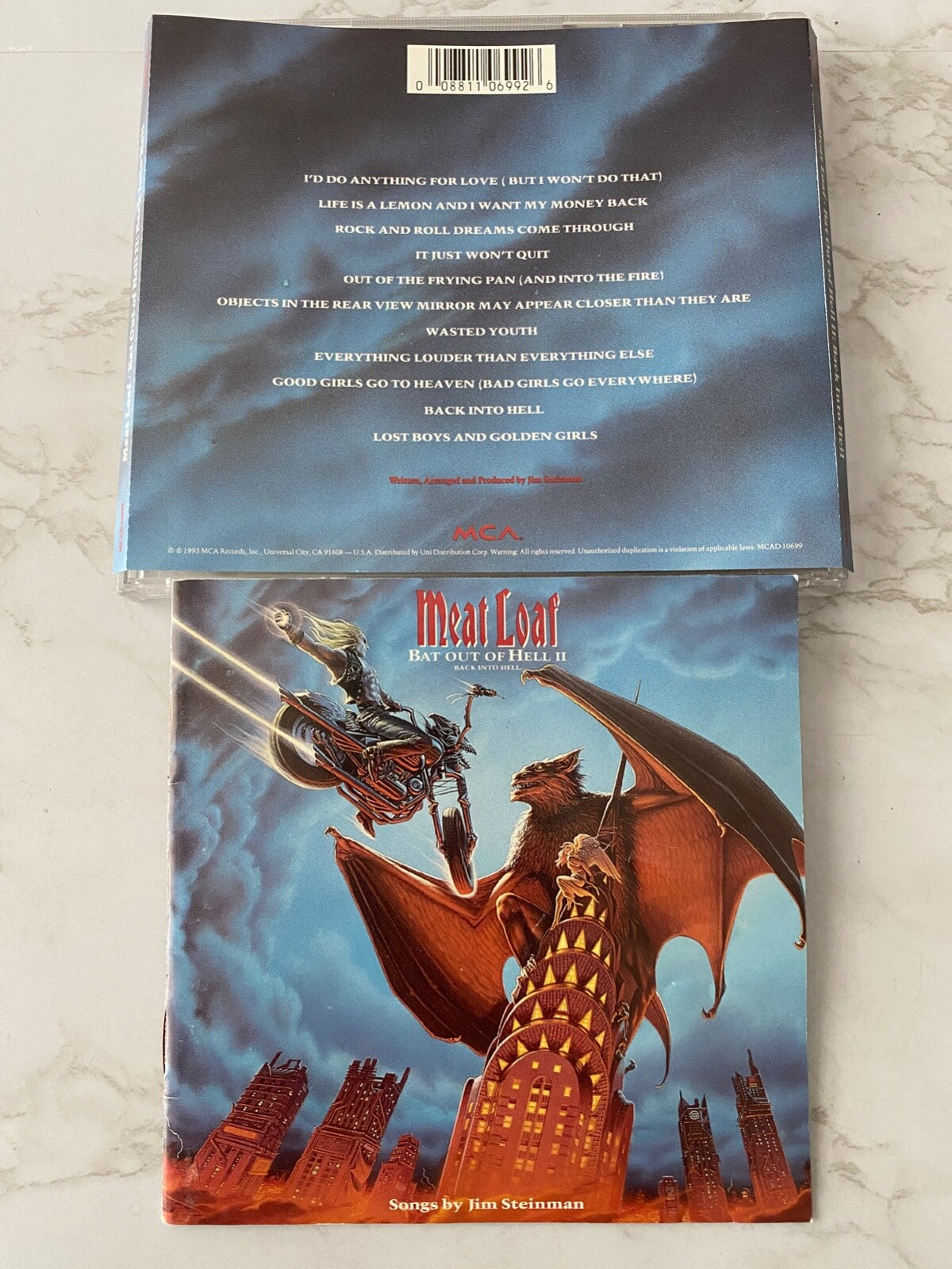 Meat Loaf – Bat Out Of Hell II Back Into Hell (1993) [JVC PRESS]